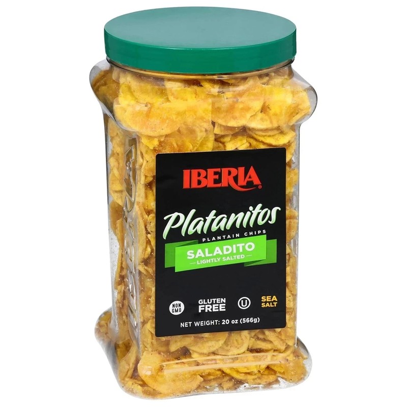 Iberia Saladito Lightly Salted Plantain Chips , 20 Oz…