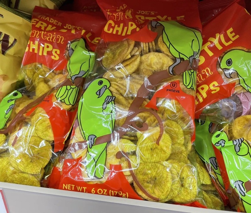 4 Pack Trader Joe’s Jerk-Style Plantain Chips
