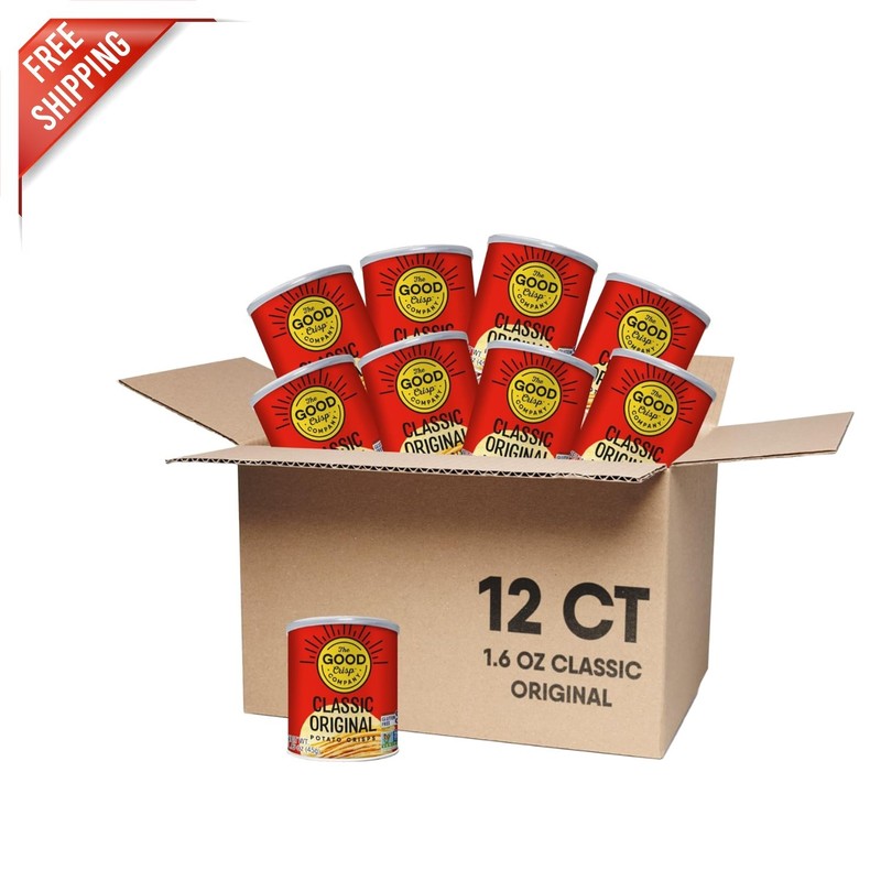 Good Crisps Minis – Allergen-Friendly, Gluten Free, 12 Pack, 1.6oz Each