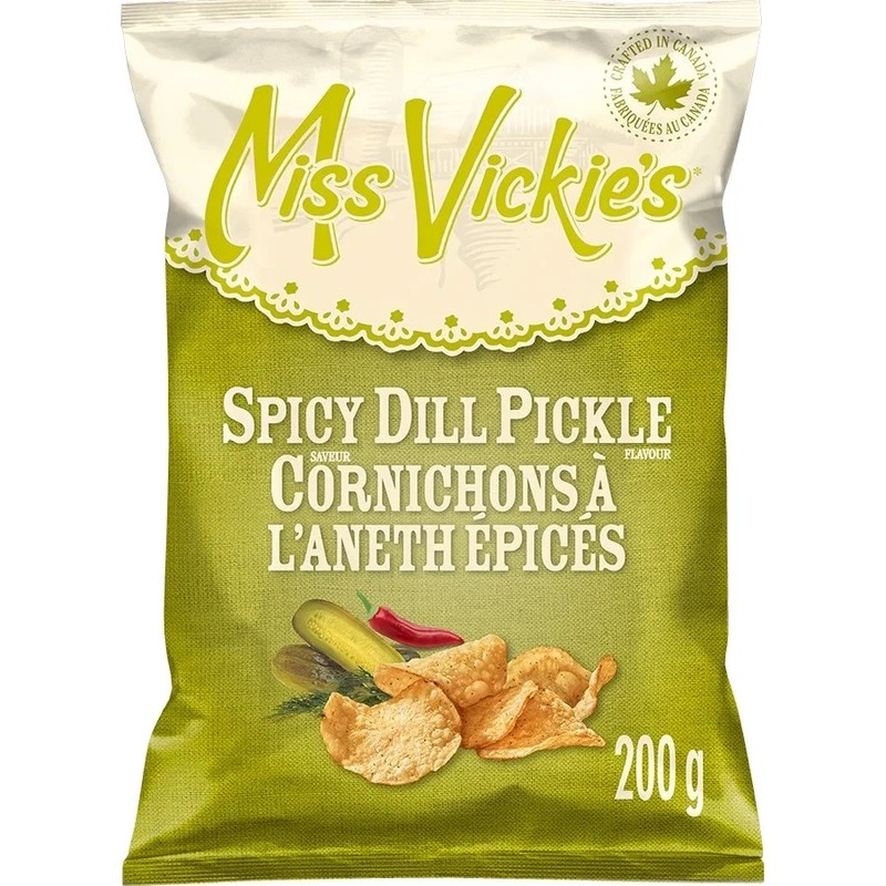 2 x Miss Vickie's Spicy Dill Pickle Flavor potato Chips, 200g - FREE SHIPPING gallery