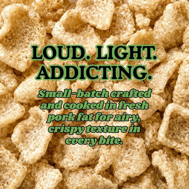 Pork King Good Dill Pickle Pork Rinds (Chicharrones) (4 Pack) Keto Snacks gallery