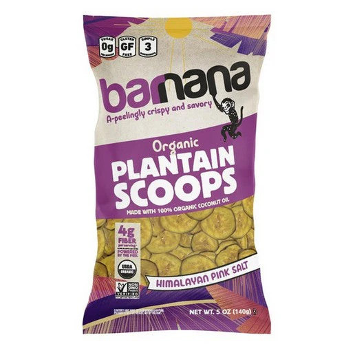 Plantain Scoops Pink Salt 5 Oz (Case Of 6) By Barnana