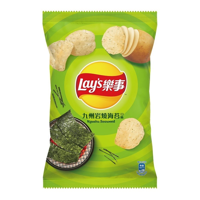6× Lay’s Chips- seaweed flavour, 85g each