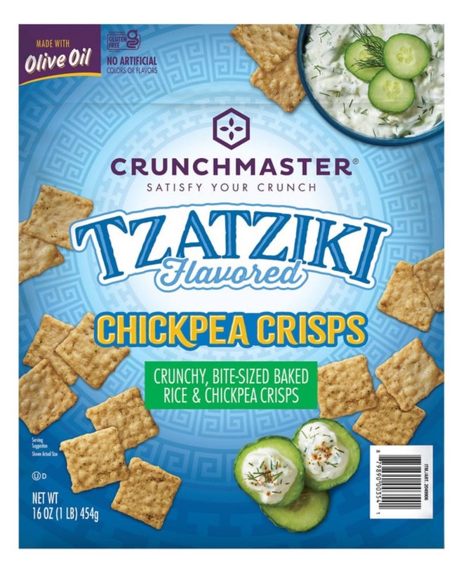 CRUNCHMASTER TZATZIKI CHICKPEA 160Z