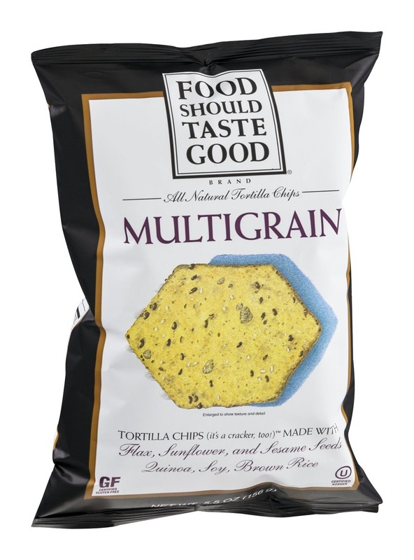 Food Should Taste Good, Tortilla Chips, Multigrain, 5.5 Ounce (Pack of 12)