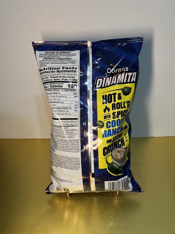 🟣 New Limited Edition Doritos SPICY COOL RANCH Dinamita Tortilla Sticks 10.75oz gallery