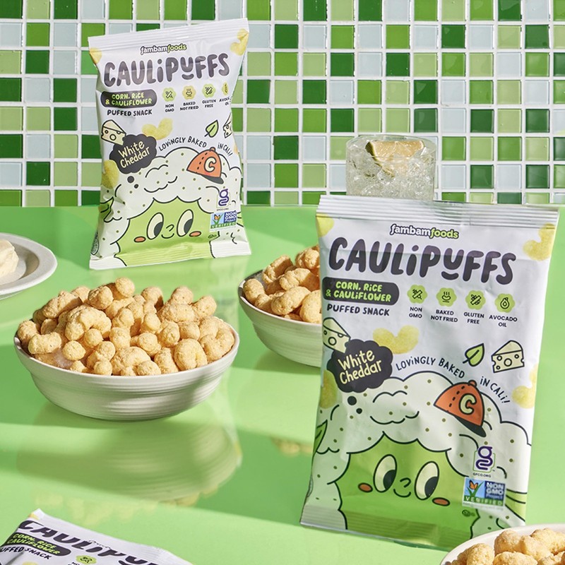 - Corn, Rice, and Cauliflower Gluten Free Puffed Snack (15 x 0.75oz Bags, Whi... gallery