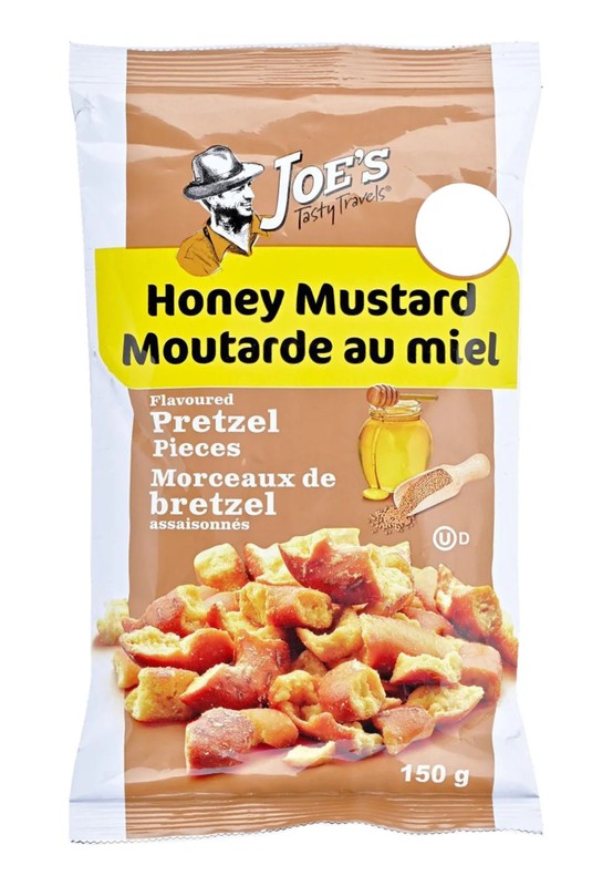 Joe's Tasty Travels Honey Mustard Flavored Pretzel Pieces, 150g/5 oz. Bag gallery