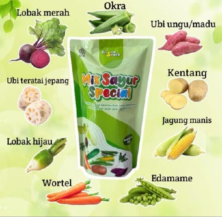 🍏🥕🍌egetable chips and fruit chips, one package of two different farian picis