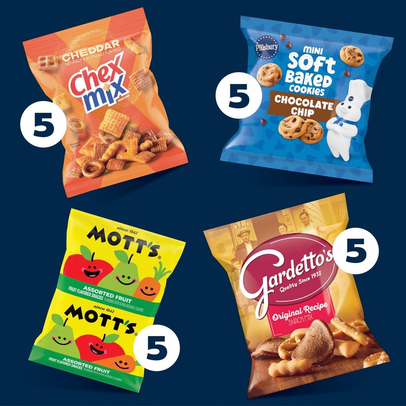Chex Mix, Mott's, Gardetto's, Pillsbury Cookies, Snack 26.5 Ounce (Pack of 1) gallery