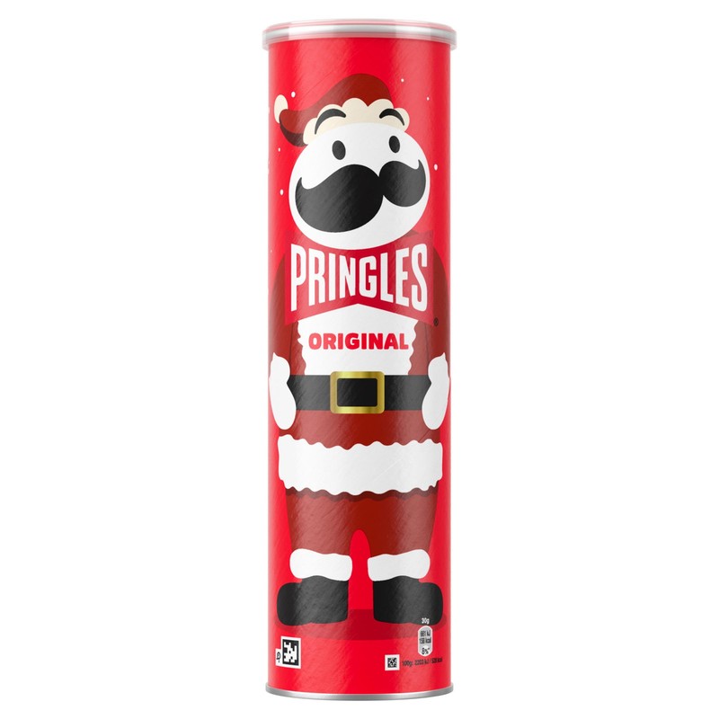 2 PRINGLES ORIGINAL & SOUR CREAM Flavor Festive Edition Potato Chips Tubes 185g gallery