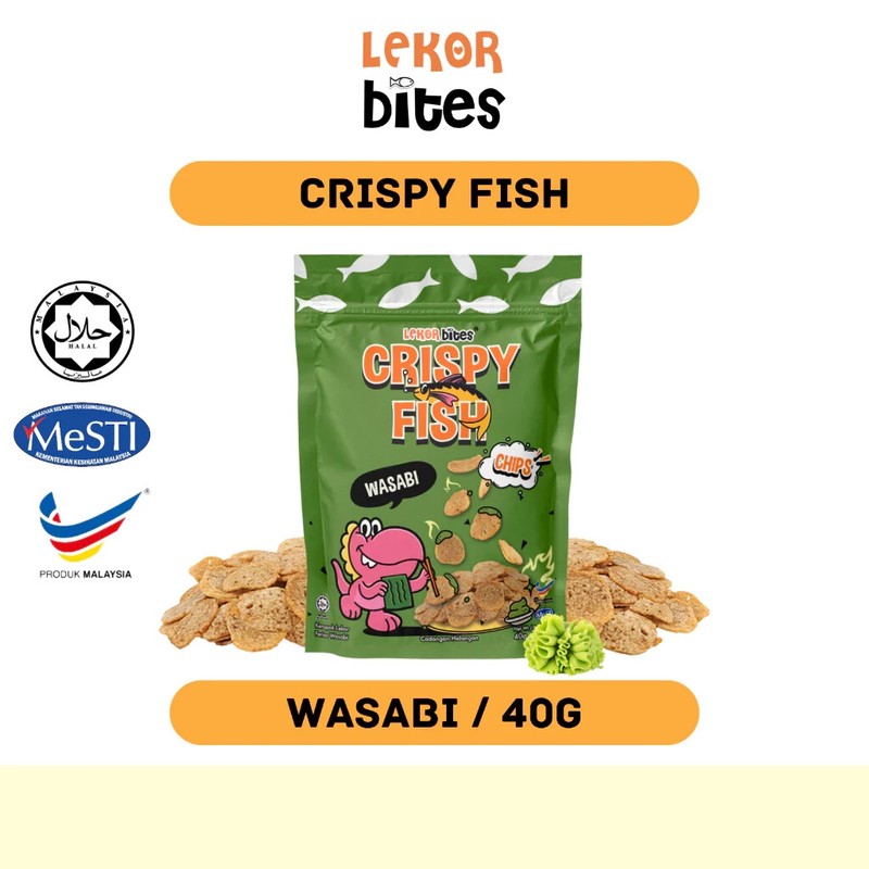 SNACKS FISH Lekor Bites Crispy, CONSERVE 1 PACKAGES, FLAVOUR PURE FISH taste gallery