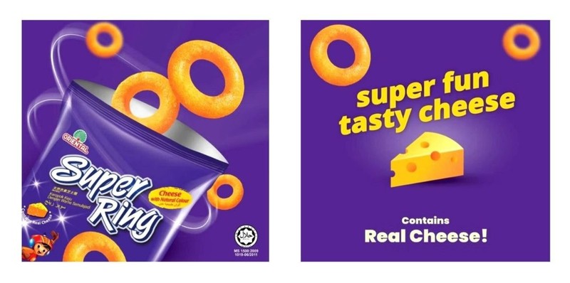 Oriental Super Ring Cheese Crackers 60g-Authentic Malaysian Snack (BULK SAVINGS) gallery
