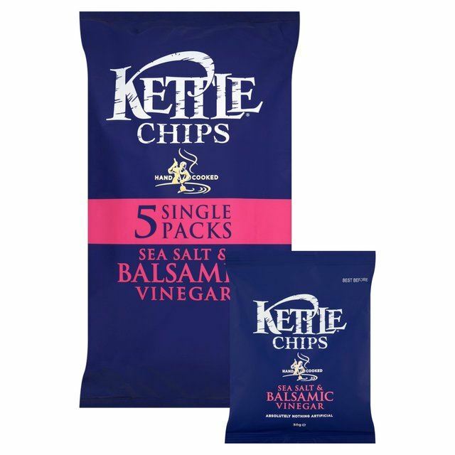 Kettle Chips Salt & Balsamic Vinegar 30g x – 5 per pack