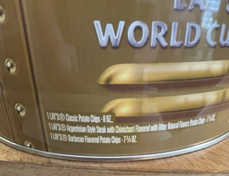 Lays FIFA World Cup 2026 Mix Large Collectible Tin Lionel Messi Sealed 3 Bags gallery