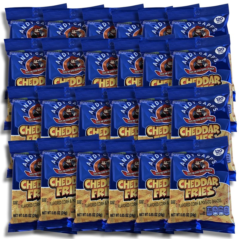 Cheddar Fries Snacks Value Pack 120 Calorie Packs | 24 Bags gallery
