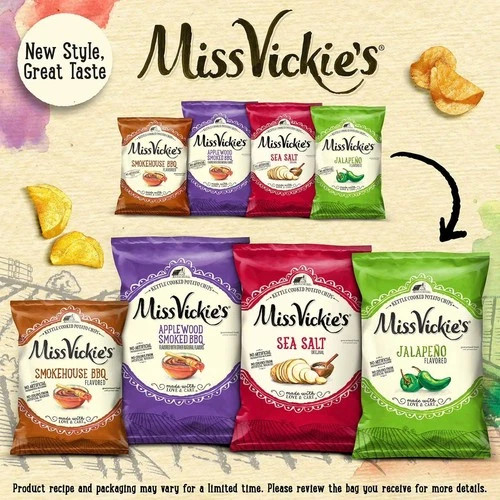 Miss Vickie's Kettle Cooked Potato Chips Variety Pack 30 pack. FREE SHIPPING gallery