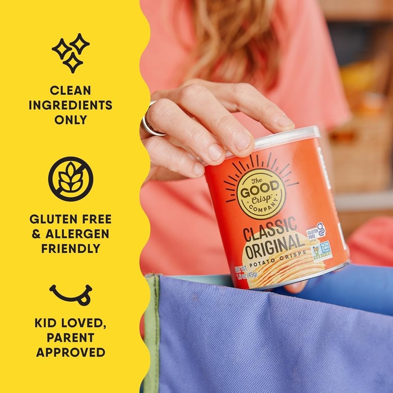 Allergen Friendly Good Crisps Minis, 12 Pack - 1.6oz Gluten Free Potato Chips gallery