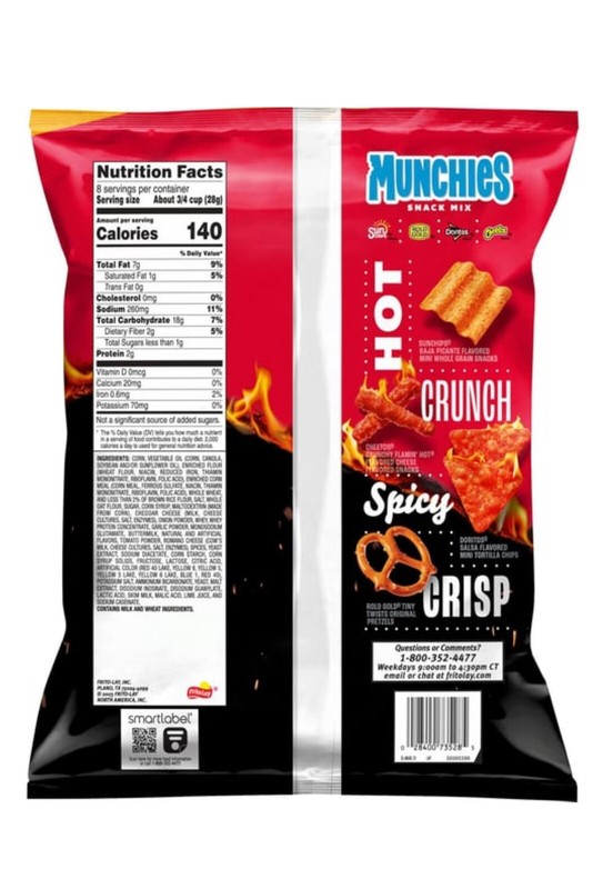 🟢 New Munchies Flamin Hot Doritos Cheetos Rold Gold Trail Snack Chips Mix 8oz gallery