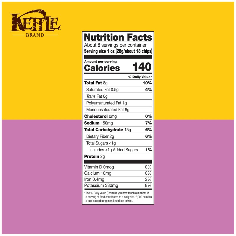 Kettle Brand Parmesan Garlic Potato Chips 7.5 Ounce Gluten Free Snack gallery