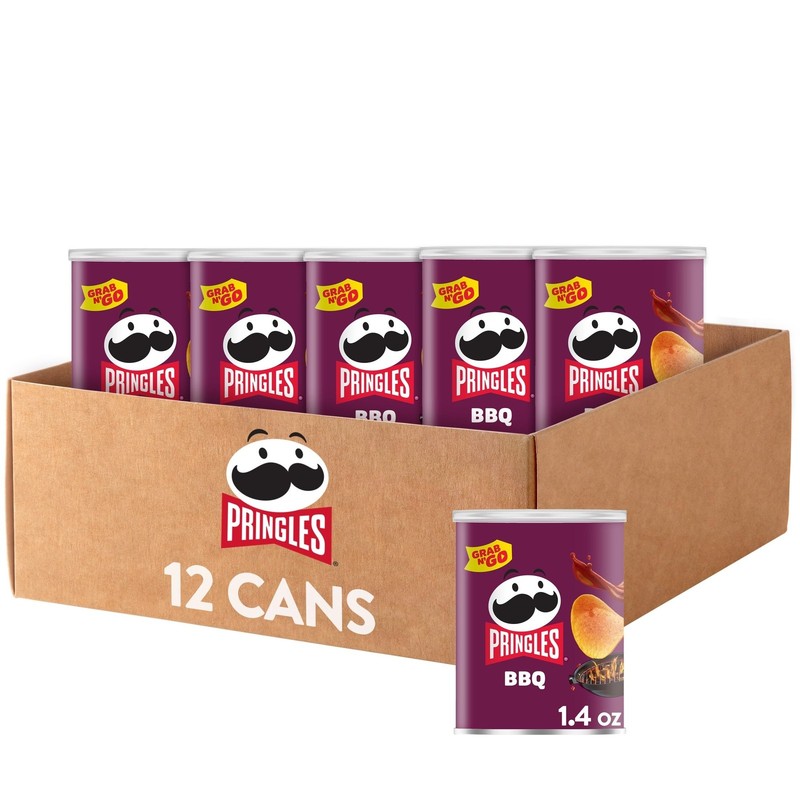 Potato Crisps Chips, Lunch Snacks, Office and Kids Snacks, Grab N’ Go, BBQ (1…