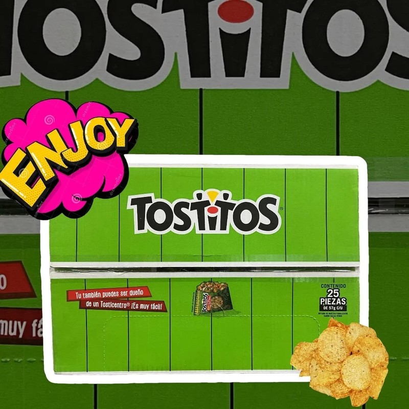 Sabritas Tostitos Salsa Verde - 25 Pack Authentic Mexican Chips gallery