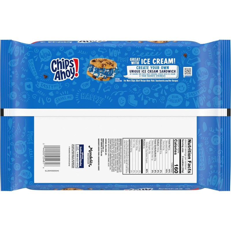NABISCO CHIPS AHOY! CHIPS AHOY! Original Chocolate Chip Cookies, Party Size, 25. gallery
