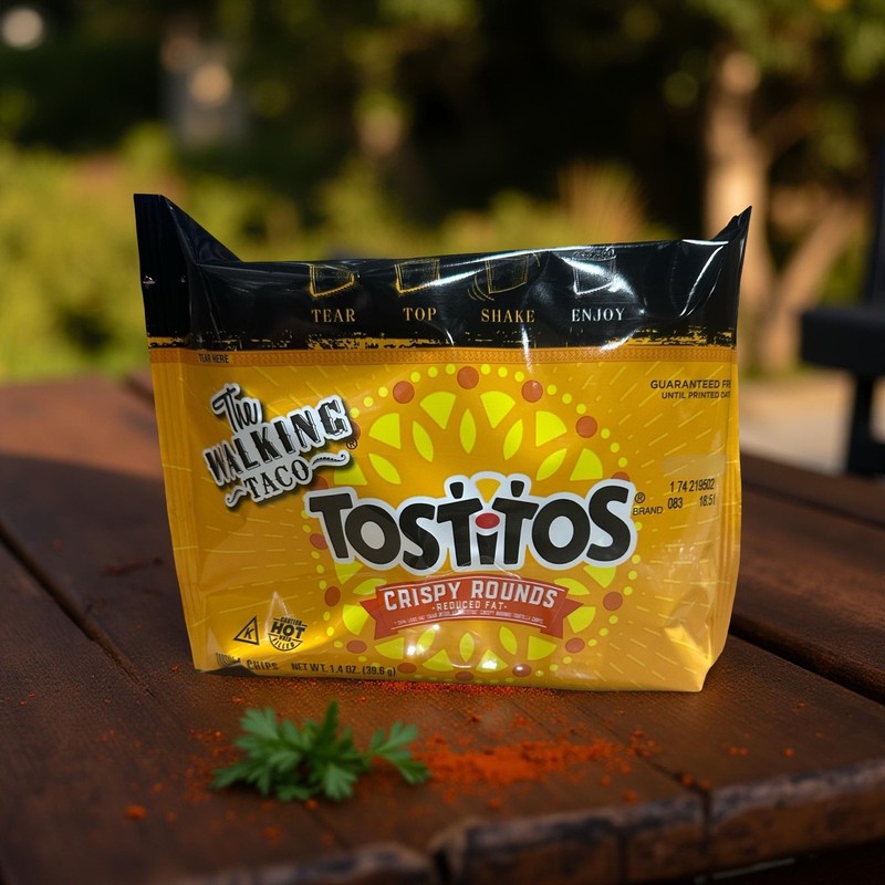 Tostitos Walking Taco Top N' Go Rounds Tortilla Chips (Reduced Fat), 1.4 Ounce, gallery