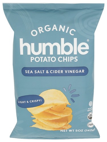 Humble Snacks Sea Salt Chips with Cider Vinegar 5 oz (Pack of 12)