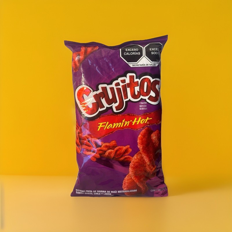 5-Pack Mexican Chips Crujitos Flamin Hot/ Turbos Chili Flavored (35 Grams) gallery