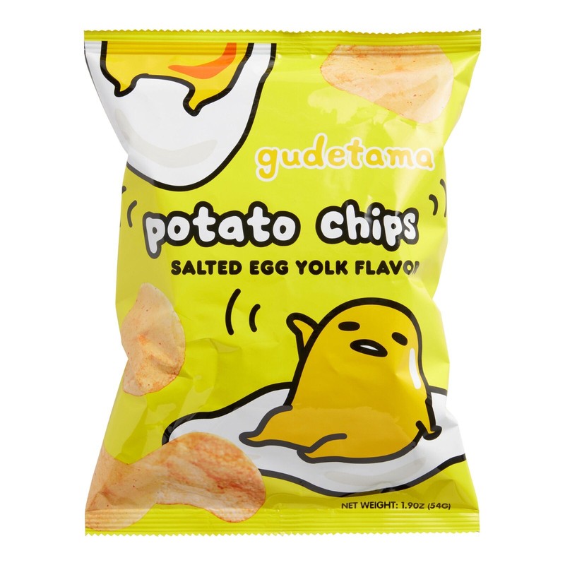 Gudetama Salted Egg Yolk Flavor Potato Chips 1.9 oz