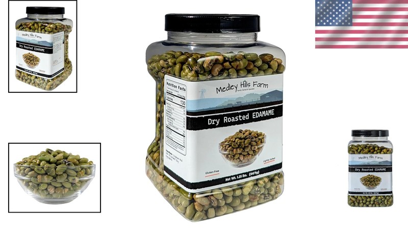 Dry Roasted Edamame 1.25 lbs. Reusable Container gallery