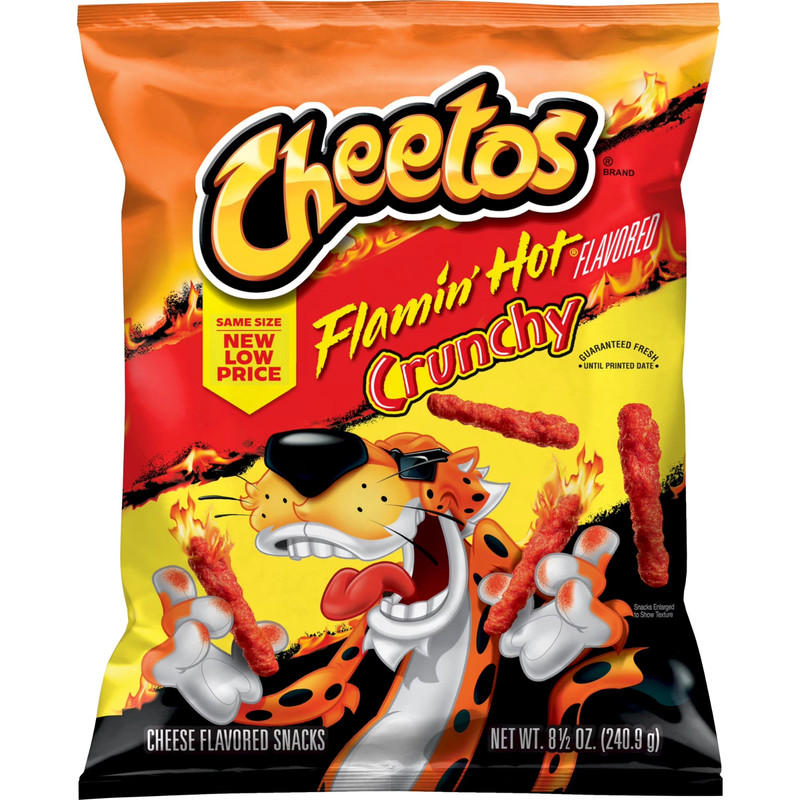 Cheetos Crunchy Cheese Flamin’ Hot Flavored Snacks, 8.5 oz