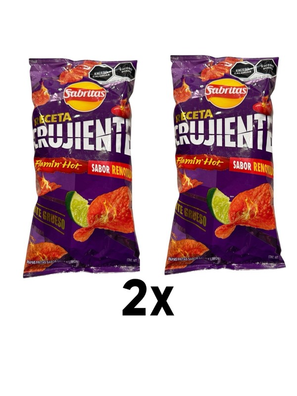 2 Mexican Chips Sabor Crujiente 145 G Per Bag 2 Bolsas Papas Mexicanas