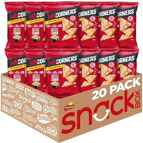 Popped Corn Snacks Kettle 1 Ounce Packaging May Vary Snack Treat Sweets Snacking
