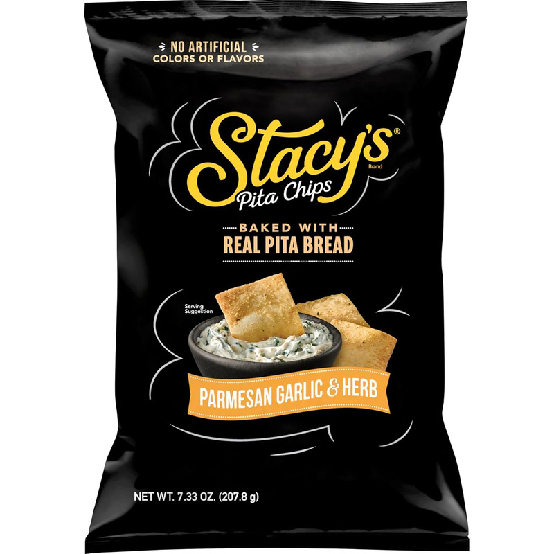 Parmesan Garlic Herb Pita Chips Crispy Baked Snack 7.33 Oz Bag gallery