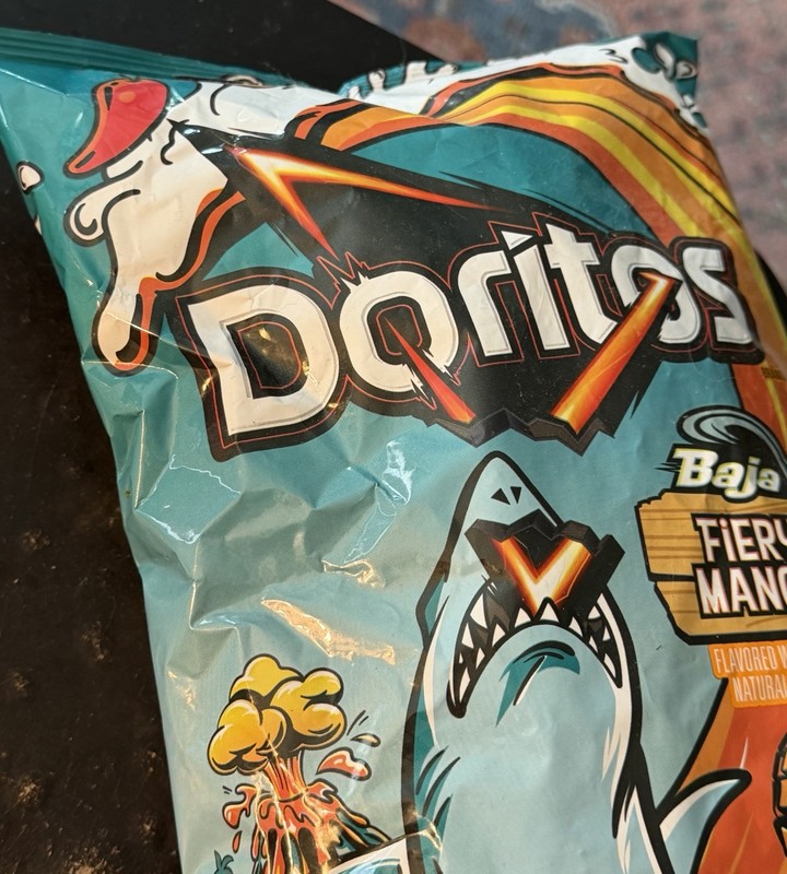 Doritos Baja Fiery Mango Limited Edition 9oz Bag Sealed Mountain Dew 7/16/2024 gallery