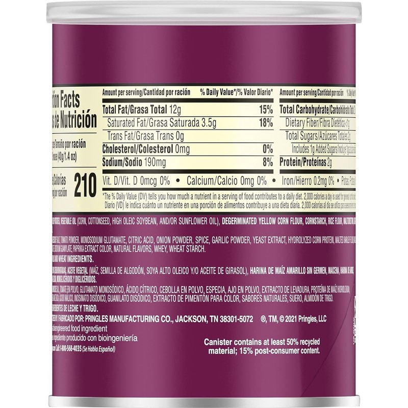 Pringles BBQ Potato Crisps Bursting with Flavor 12 Count 1.4 oz Each gallery
