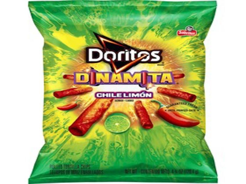 Doritos Dinamita Tortilla Chips Chile Limon 3 1/4 Oz x 12 Big Bags!