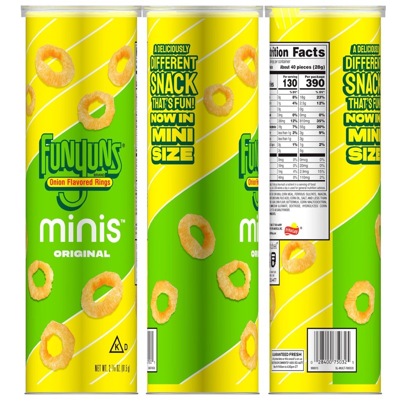 Minis, Funyuns Original, 2.875 oz Canister 1 Count (Pack of 1) gallery