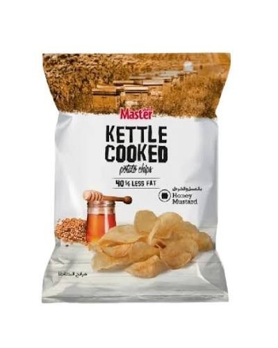 6 Pack X Master Kettle Cooked Potato Chips Honey Mustard 45g