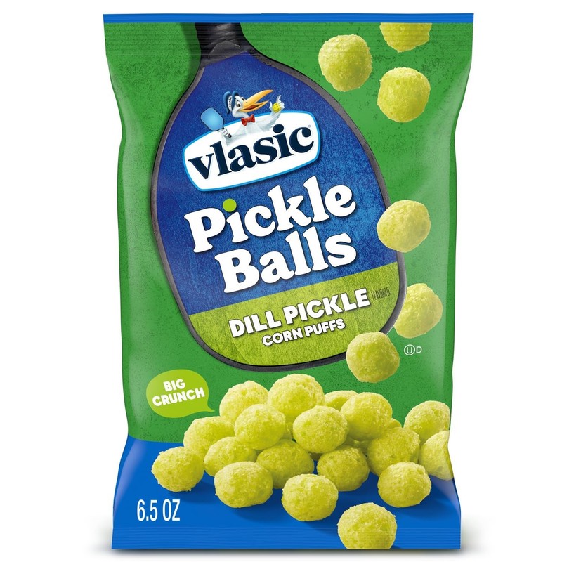 Pickle Balls Dill Pickle Corn Puffs – 6.5 oz Gluten-Free Snack Delight