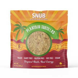Plantain Tortillas - Pack of 8 (320g - 8x40g)